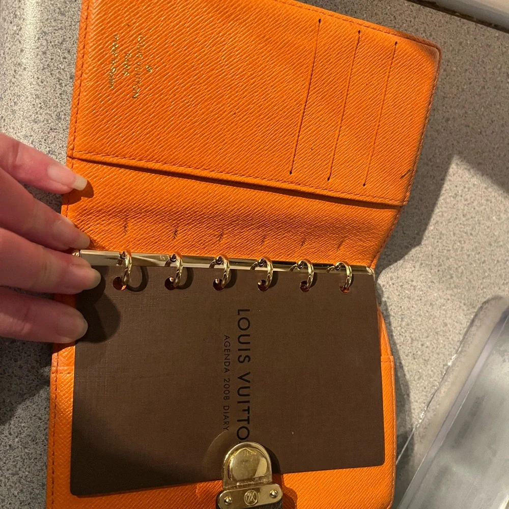 Louis Vuitton Orange planner